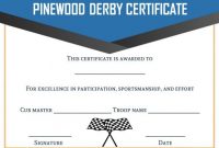 Pin On Pinewood Derby Certificate Template pertaining to Pinewood Derby Certificate Template
