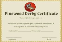 Pin On Pinewood Derby Certificate Template regarding Pinewood Derby Certificate Template