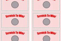 Pin On Printable Templates within Scratch Off Card Templates