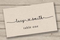 Pin On Wedding Ideas intended for Printable Escort Cards Template