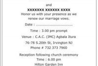 Pin On Wedding Invitations within Church Wedding Invitation Card Template