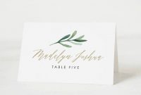 Pin On Wedding throughout Table Name Cards Template Free