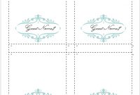 Pin On Wedding within Free Place Card Templates Download
