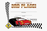 Pinewood Derby Award Certificate Template Just B Cause throughout Pinewood Derby Certificate Template