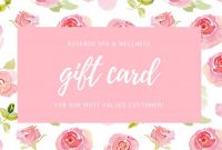 Pink Gift Certificate Template (8 pertaining to Pink Gift Certificate Template