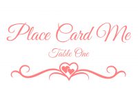 Place Card Me – A Free And Easy Printable Place Card Maker intended for Amscan Imprintable Place Card Template