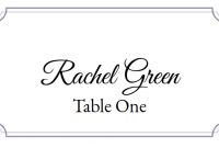Place Card Me - A Free And Easy Printable Place Card Maker throughout Table Reservation Card Template