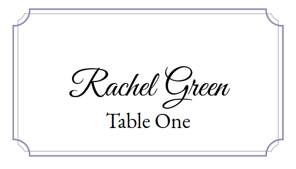 Place Card Me - A Free And Easy Printable Place Card Maker within Table Name Card Template