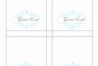 Place Card Template Free Download Elegant 12 Place Card intended for Place Card Setting Template