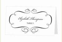 Place Card Template Free Download Fresh Place Cards Template for Free Place Card Templates Download