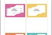 Place Cards Or Food Tents Fiesta – Diy Printable – Papel inside Free Tent Card Template Downloads