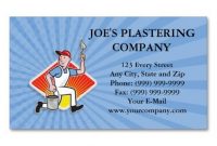 Plaster Masonry Worker Cartoon Business Card | Zazzle with regard to Plastering Business Cards Templates