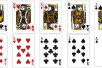 Playing Card Vector Template in Template For Game Cards