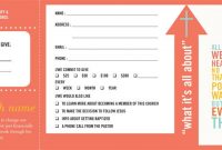 Pledge And Welcome Cards – Church Offering Envelopesone throughout Pledge Card Template For Church