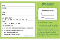 Pledge Card | Card Template, Templates Printable Free, Card inside Pledge Card Template For Church