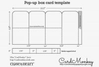 Pop Up Template | Pop Up Card Templates, Box Cards inside Pop Up Card Box Template