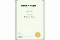 Portrait Certificate Template for Qualification Certificate Template