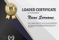 Powerpoint Award Certificate Template (5 for Powerpoint Award Certificate Template