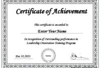 Powerpoint Award Certificate Template (7 for Award Certificate Template Powerpoint