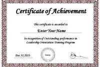 Powerpoint Award Templates in Award Certificate Template Powerpoint