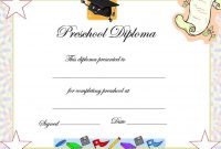 Preschool Graduation Certificate Template | Preschool for Preschool Graduation Certificate Template Free