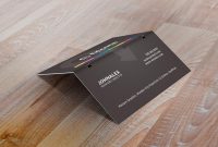 Print Foldover Business Cards Online | 4Over4 pertaining to Fold Over Business Card Template