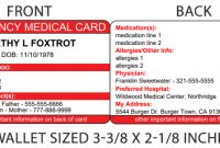 Print Your Free Epilepsy Id Card | Epilepsywalletcard within Medical Alert Wallet Card Template