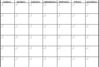 Printable 30 Day Calendar | Blank Calendar Template regarding Blank One Month Calendar Template