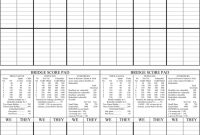 Printable Bridge Score Sheets – Download Free In Pdf with regard to Bridge Score Card Template