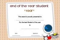Printable End Of The Year Student Award Certificate | Awards within Student Of The Year Award Certificate Templates