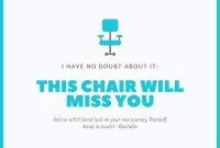 Printable Farewell Cards You Can Customize For Free | Canva with Farewell Card Template Word