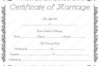 Printable Marriage Certificate Template – Dotxes | Marriage with regard to Blank Marriage Certificate Template