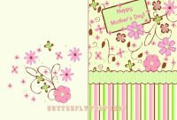 Printable Mother's Day Or Happy Birthday intended for Mom Birthday Card Template