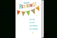 Printable Retirement Cards | American Greetings regarding Retirement Card Template