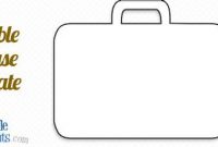 Printable Suitcase Template | Template Printable, Templates throughout Blank Suitcase Template