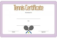 Printable Tennis Certificate Templates Free: 20+ Great Ideas with regard to Tennis Gift Certificate Template