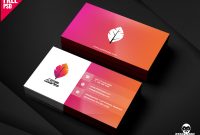 Professional Business Card Psd Free Downloadmohammed within Visiting Card Templates Psd Free Download