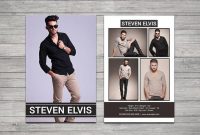 Professional Model Comp Card Template | Modeling Comp Card inside Free Comp Card Template