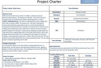 Project Charter Example | Project Charter, Excel Templates within Business Charter Template Sample