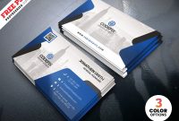 Psd Corporate Business Card Templates – Uxfree throughout Psd Name Card Template
