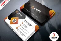 Psd Modern Corporate Business Card Templates – Uxfree intended for Company Business Cards Templates