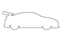 Race Car Pattern. Use The Printable Outline For Crafts inside Blank Race Car Templates
