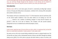 Realtor Business Plan Mplate This Free Real Estate Proposal with regard to Real Estate Agent Business Plan Template Free