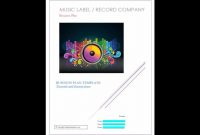 Record Label Business Plan Template Storyboard within Independent Record Label Business Plan Template