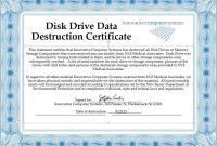 Records Disposal Checklist | Process Street in Destruction Certificate Template