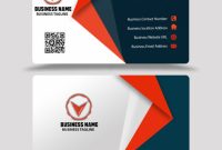 Red And Black Color Business Card Design Template Psd Free for Free Business Card Templates In Psd Format