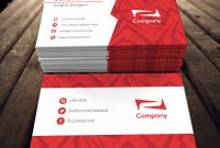 Red Corporate Business Card – Dope Downloads inside Dope Card Template