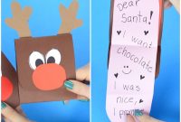 Reindeer Sticking Out His Tongue Christmas Card – Easy Peasy with regard to Diy Christmas Card Templates