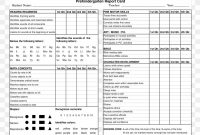 Report Card Template Pre-School Kindergarten Special within Character Report Card Template
