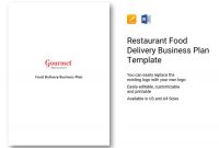 Restaurant Business Plan [ How To Guide & 6+ Samples for Food Delivery Business Plan Template